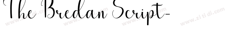 The Bredan Script字体转换